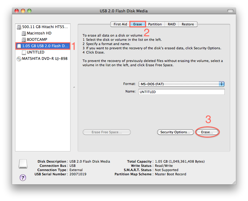 formatting external hard drive for mac