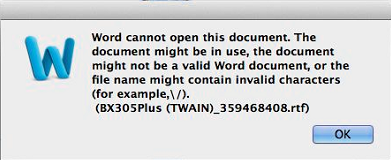 microsoft word this is not a valid file name error message